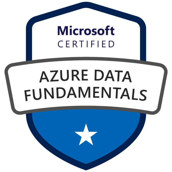 Azure Data Fundamentals certification badge