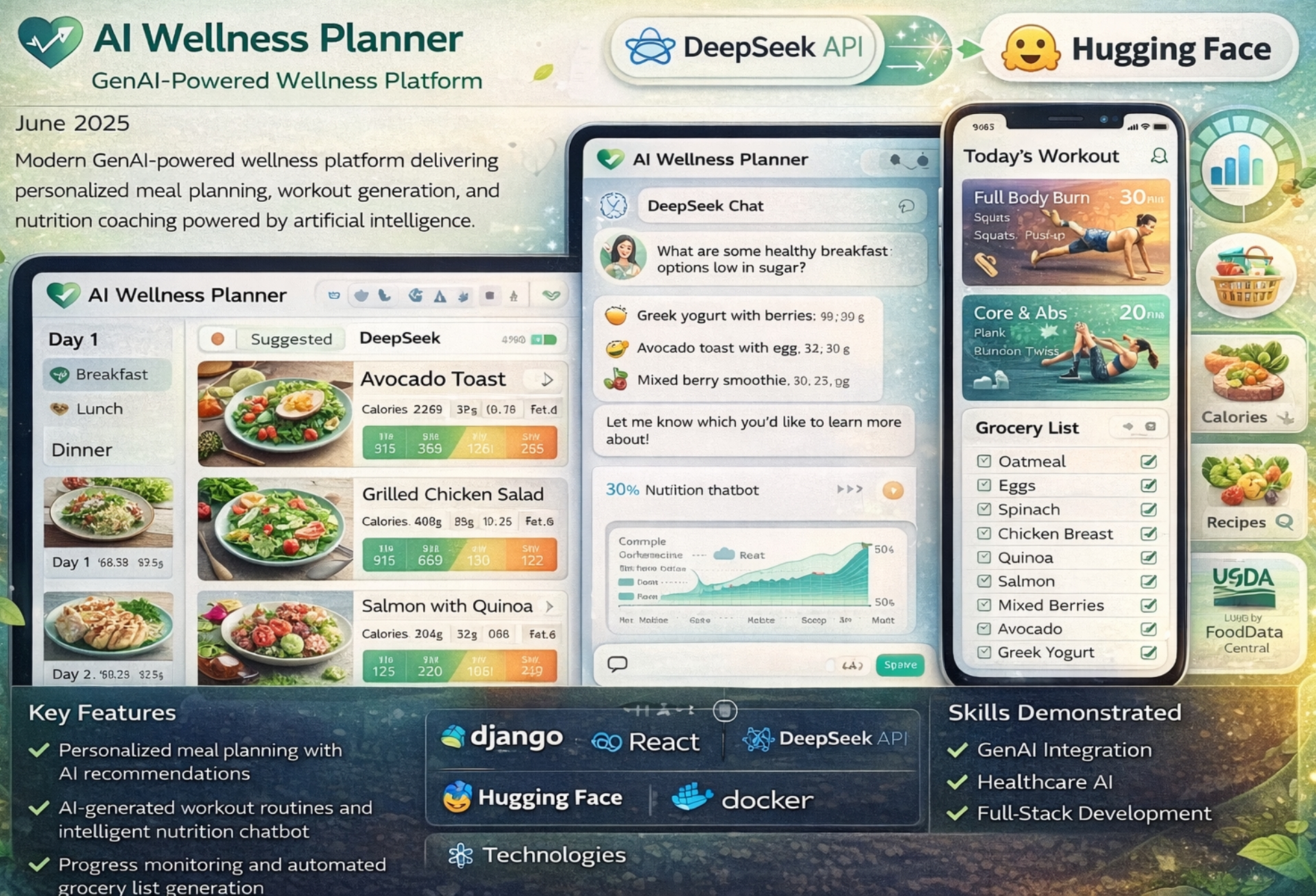 AI Wellness Planner Screenshot