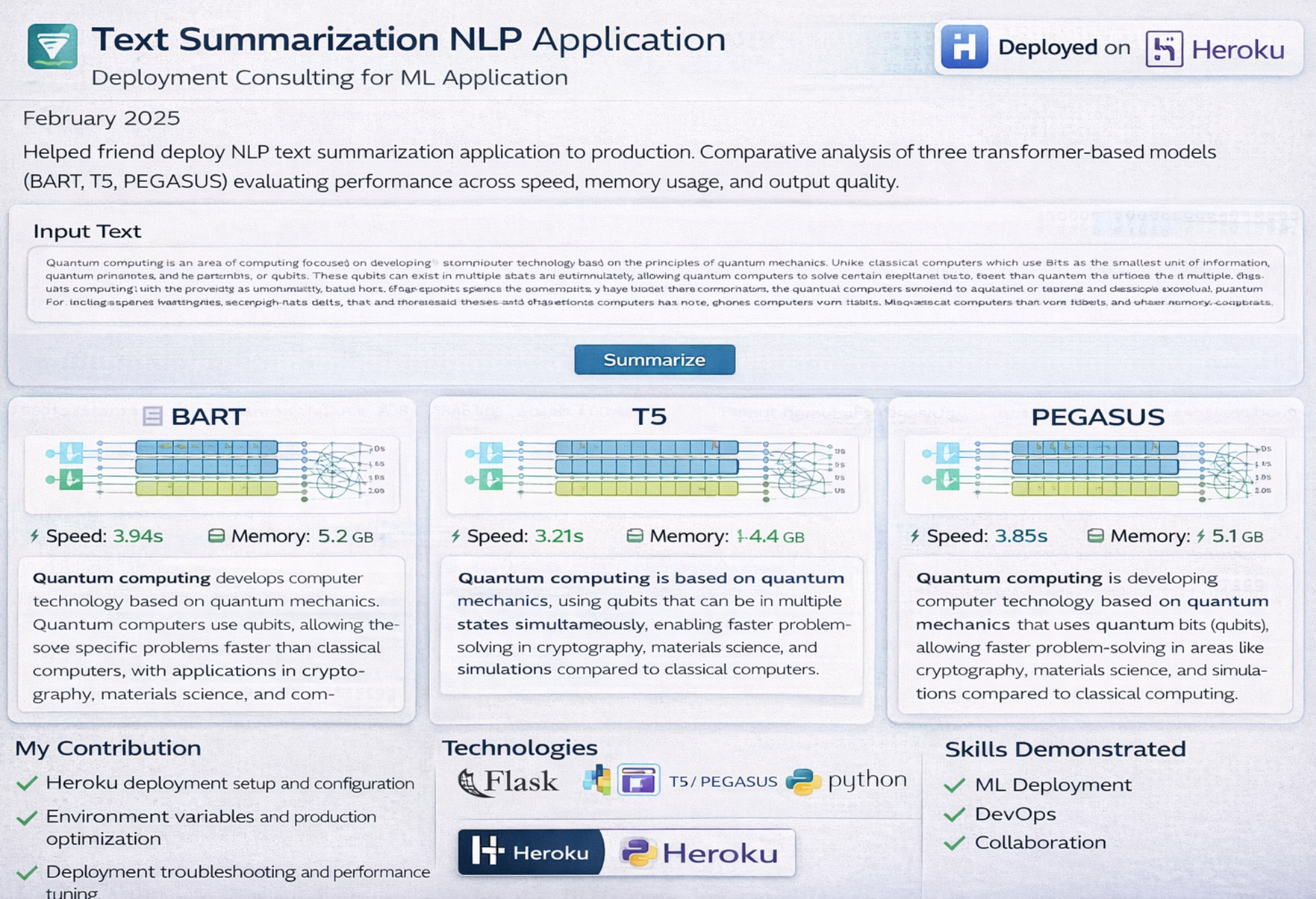 Text Summarization Screenshot